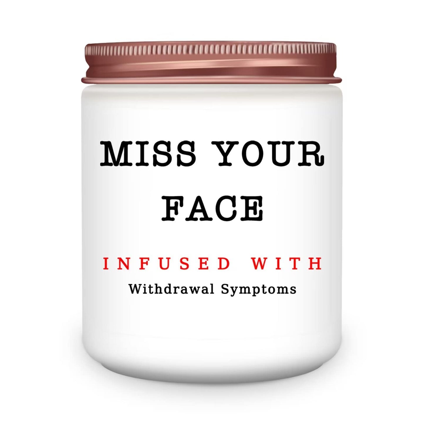 Homsolver Gifts for Women, Men, Friends, Sister, Bestie, Mother Day Gift for Friend, Christmas Birthday Candles for Her Him, Unique Friendship Gift for Friend, Miss Your Face Scented Candle