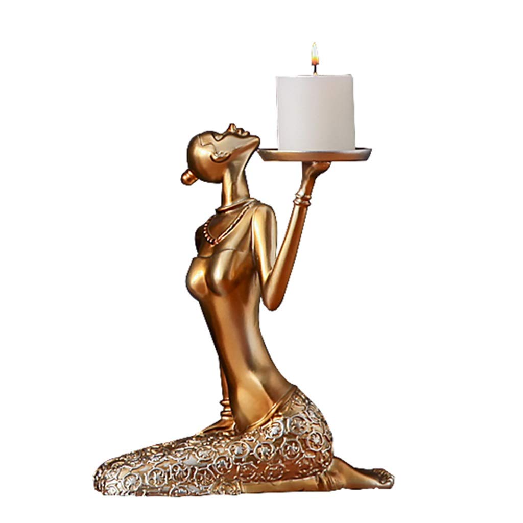 XILIN-1987 Candle Holderss Creative Candle Holder Living Room Table Decoration Candlelight Dinner Props Candle Holder Decorative Candlestick (Size : A)