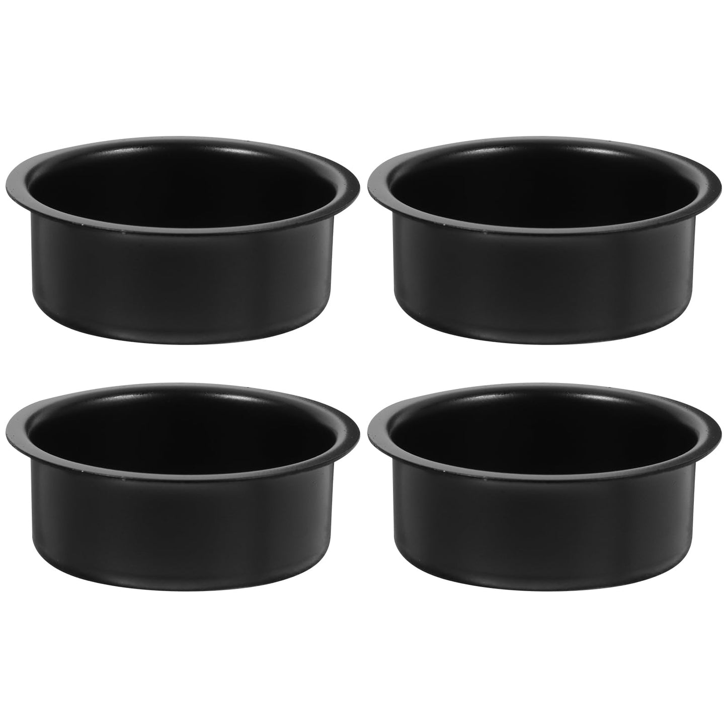 ARTIBETTER 4Pcs Halloween Metal Candle Cups - Iron Tealight Candle Holders for Party Decoration, Household Decor, Rustic Wedding, Christmas, 1.61x1.61x0.66in