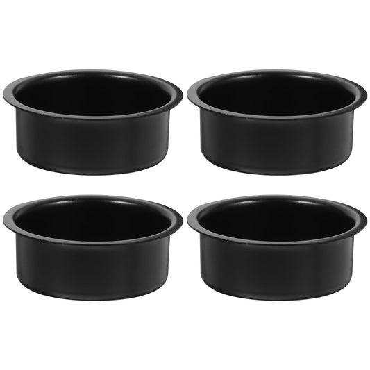 ARTIBETTER 4Pcs Halloween Metal Candle Cups - Iron Tealight Candle Holders for Party Decoration, Household Decor, Rustic Wedding, Christmas, 1.61x1.61x0.66in
