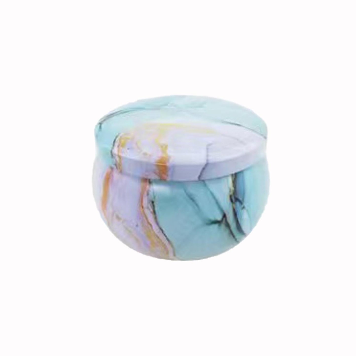 FWJUNHUYC Scented candle tin can drum metal packaging tinplate gift candy scented candle set tin box