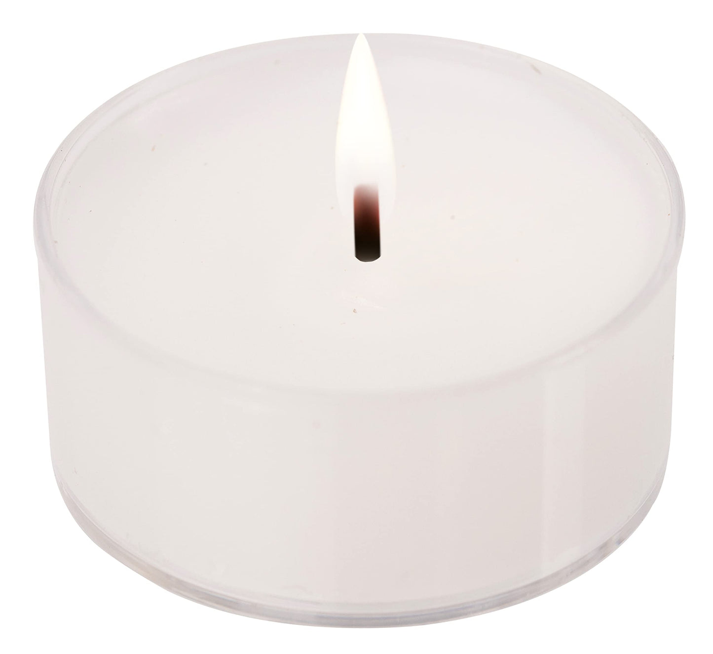 HYOOLA Scented Tealight Candles - Clear Cup - White Tealight Candles Scented - 6 Hour Burn Time - 15 Pack - European Made