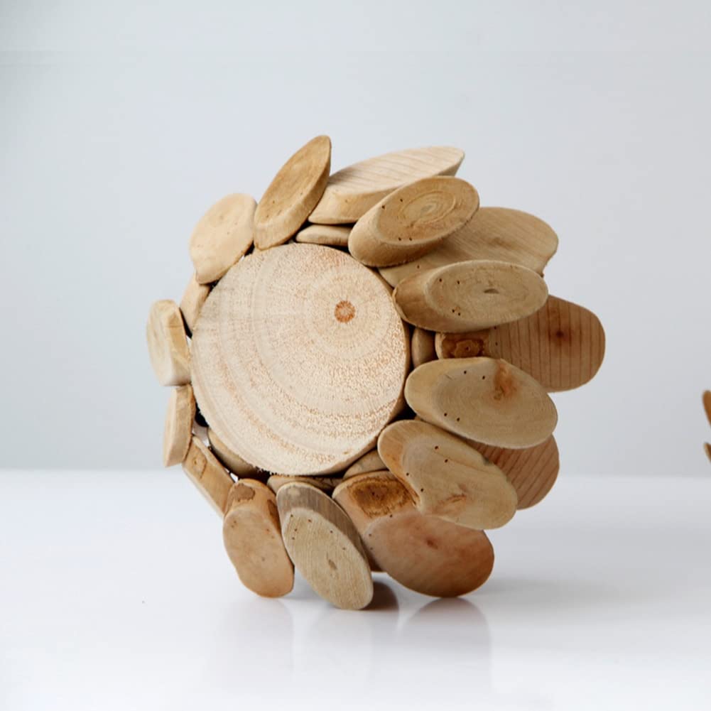 Candlestick Holders Candle Holder Nordic Wooden Petal Candle Holder Modern Farmhouse Style Home Room Desktop Candlestick Decoration Ornaments Candle Holders