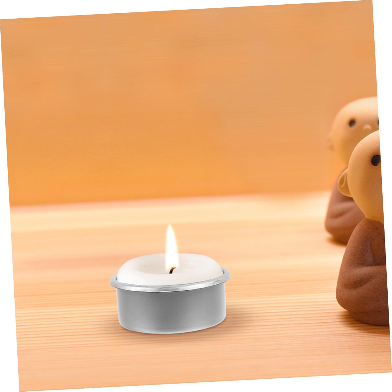 KAILIKETIY 15pcs Metal Candle Holders Decorative Tea Light Tins for Weddings Parties Home Décor Scented Candle Cups DIY Metal Containers Modern Minimalist Style