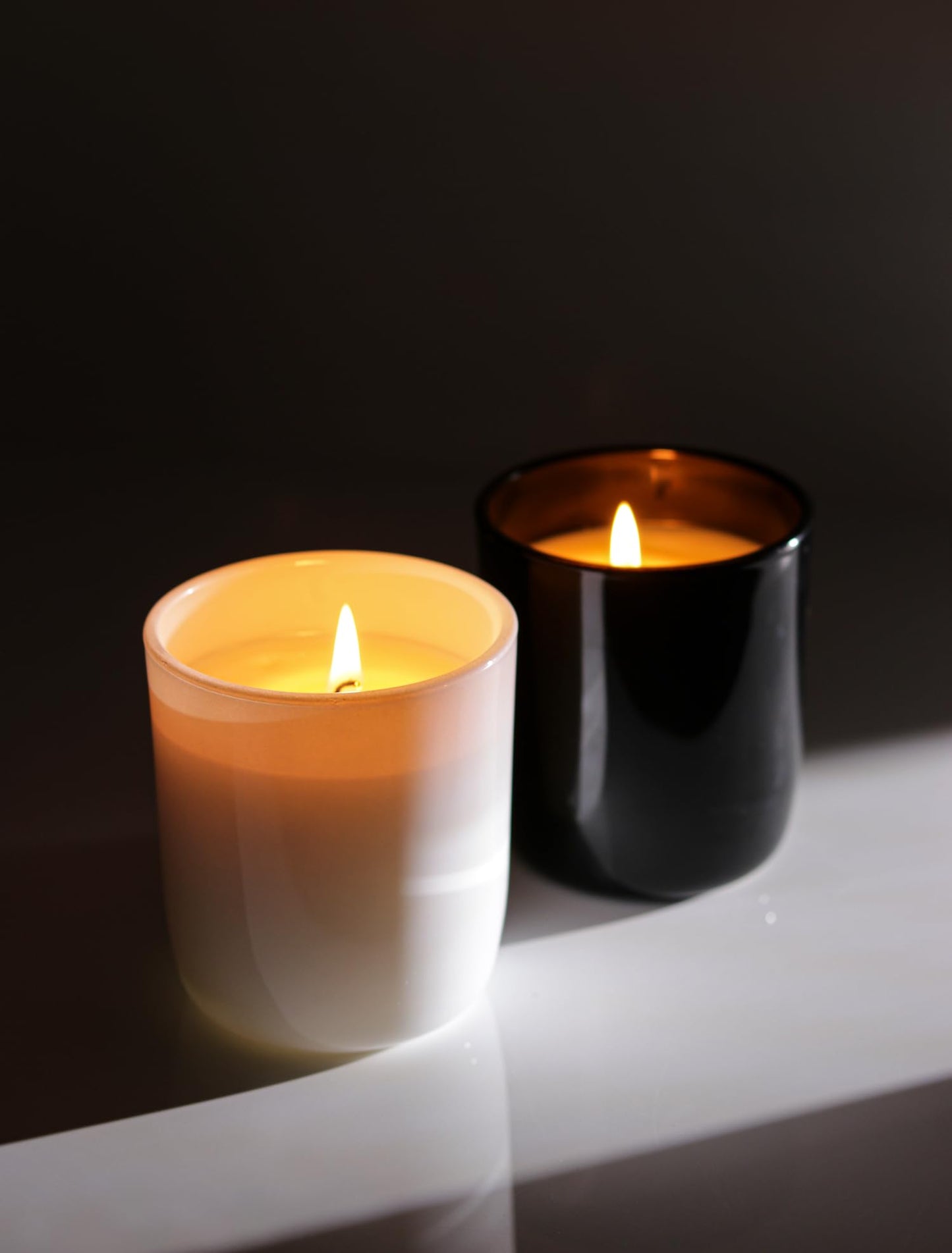 Aroparc Candle Jars for Candle Making 10oz U Shape Base Tumbler Jars for DIY, Bulk Vessel - 12 Containers +12 Metal Lids - Black