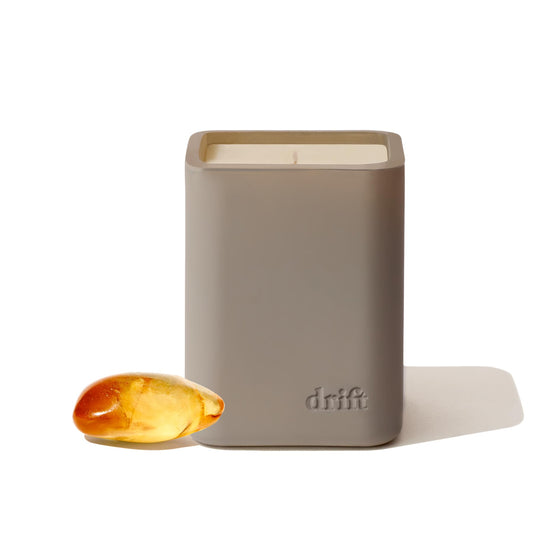Drift Amber Scented Candle - Home Decor - Fragrance Oil Candle - 60 Day Burn Time - 10.5 oz