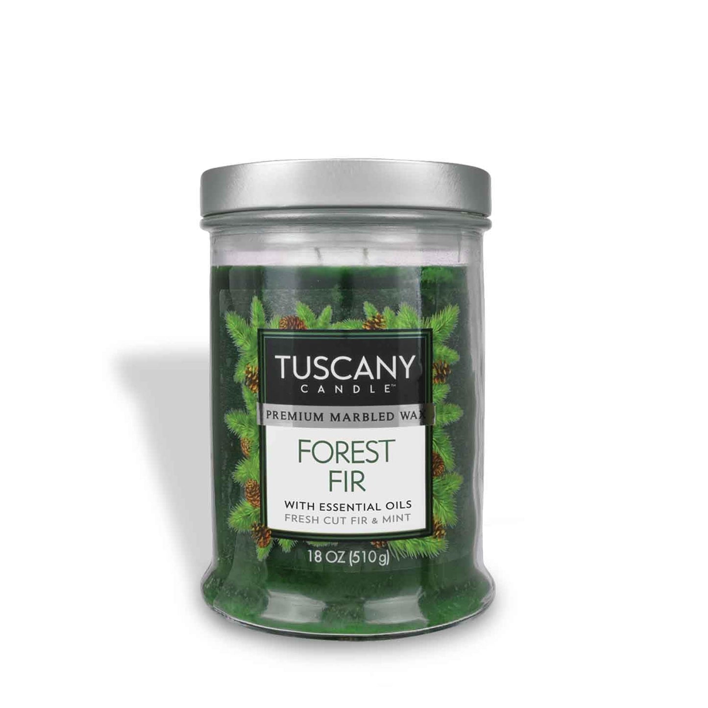 Tuscany Candle Forest Fir Long-Lasting Scented Jar Candle, 18 oz