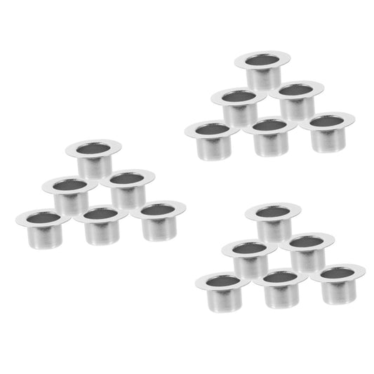 Cabilock 18pcs Vintage Metal Alloy Tealight Candle Holders for Home Decor Electroplated Candle Cup Elegant Table Centerpiece for Birthdays and Special Occasions