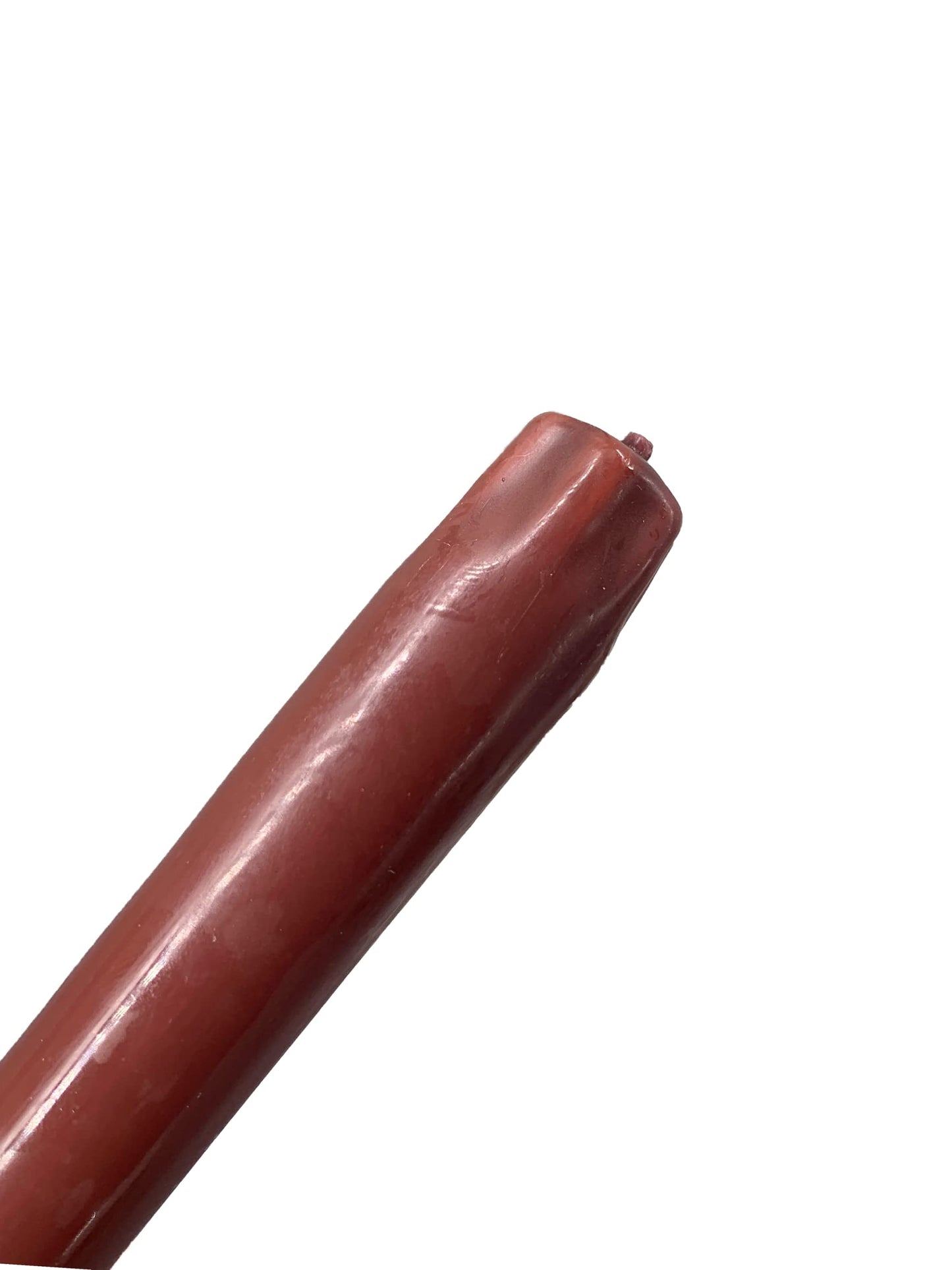 D'light Online Elegant 10" Unscented Chocolate Brown Taper Candles, Premium Quality Hand-Dipped Tapered Candles, Dripless and Smokeless - Set of 12 (10 Inch, Chocolate)