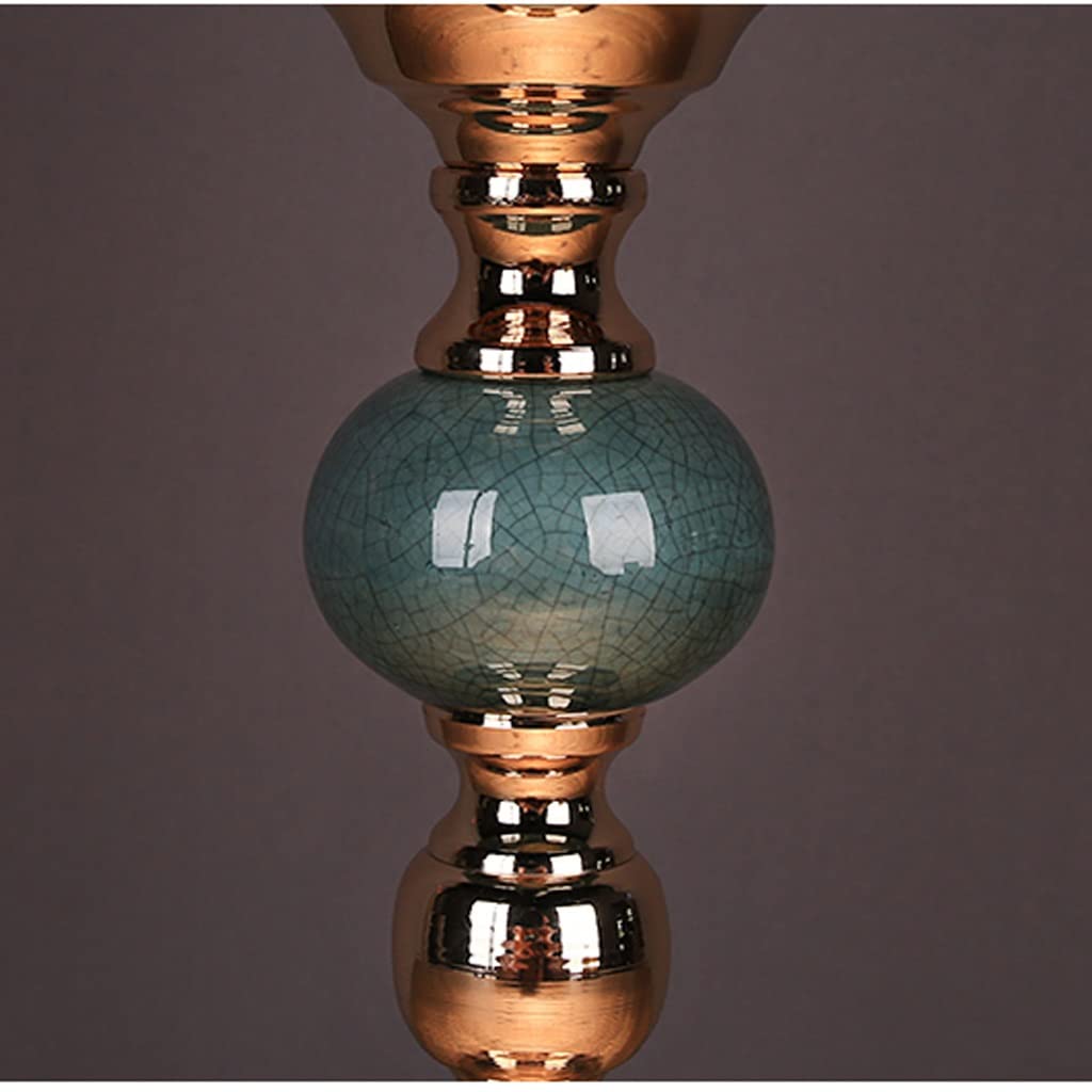 Candle Holder New Chinese Style Ceramic Candle Holder Home Table Decoration Romantic Candle Candles Dinner Props Decoration Candle Holder Wine Cabinet Candlestick (Size : B)