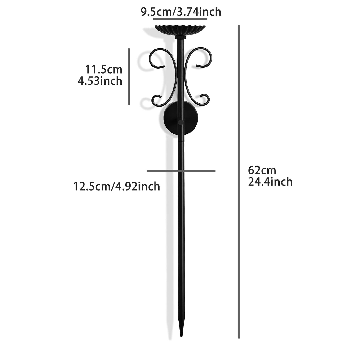 SJBFOOXB Metal Candle Sconce Holder Set of 2 Wall Mount Candle Holders,Modern Wall Candle Sconces Hanging for Living Room Farmhouse Fireplace Wedding