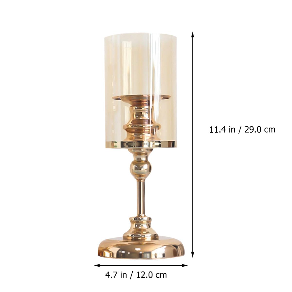 Generic Chic Decorative Candle Stand Fashion Candle Stand Retro Candlestick for Dining Room