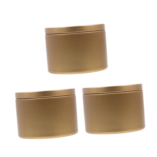 Veemoon 3pcs Iron Candle Holders Candle Jars for Projects Portable Making Containers for Home Decor and Elegant Party Settings