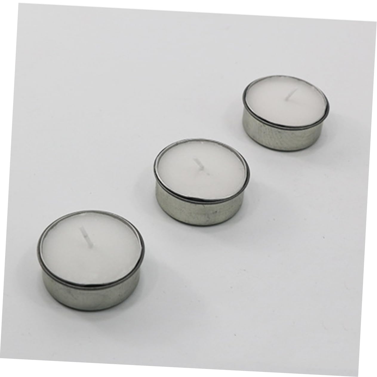 ULDIGI 10pcs Tealight Candle Tins Iron Candlestick Containers for DIY Crafts Skincare