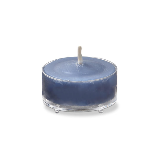 tag Color Studio Tealight Candles Set of 8 Blue Denim Smokeless Paraffin Wax Burn Time 3 Hrs Tealight Blue Denim