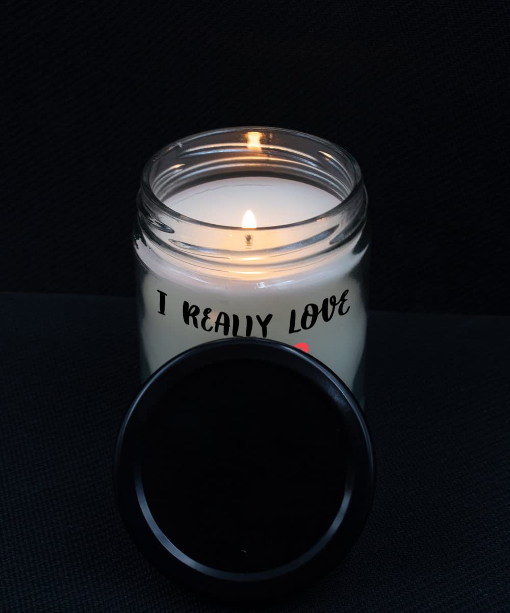 SpreadPassion Goats Candle, Vanilla Scented, Modern Animal Goat Theme, Unisex, All Seasons Home Decor