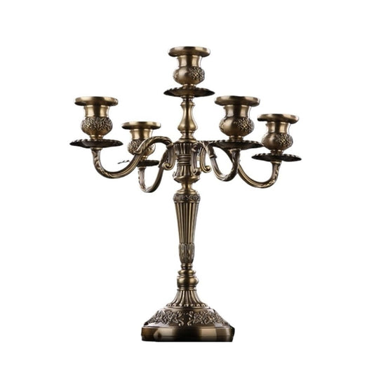 Candlestick Holders Retro Zinc Alloy Candlestick Home Decoration Wedding Candles Dinner Candle Holder Candle Holders