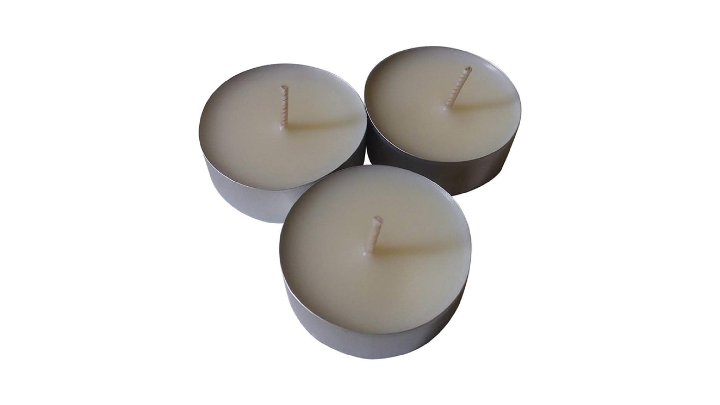 Unscented Organic Vegan Soy Wax Tea Light Tin 20