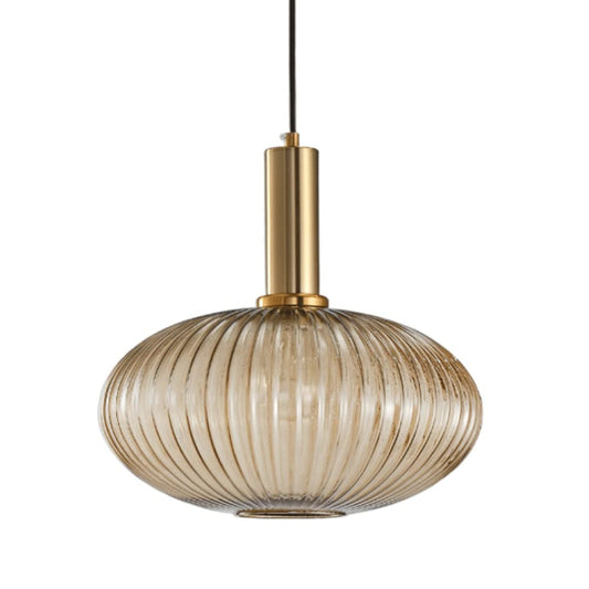HEBXMF Colored Glass Chandelier Lampshade,Antique Style Iron Glass Hanging Lamp,E27 Screw Single Head Pendent Light,Kitchen and Dining Room Decoration Lighting Fixtures