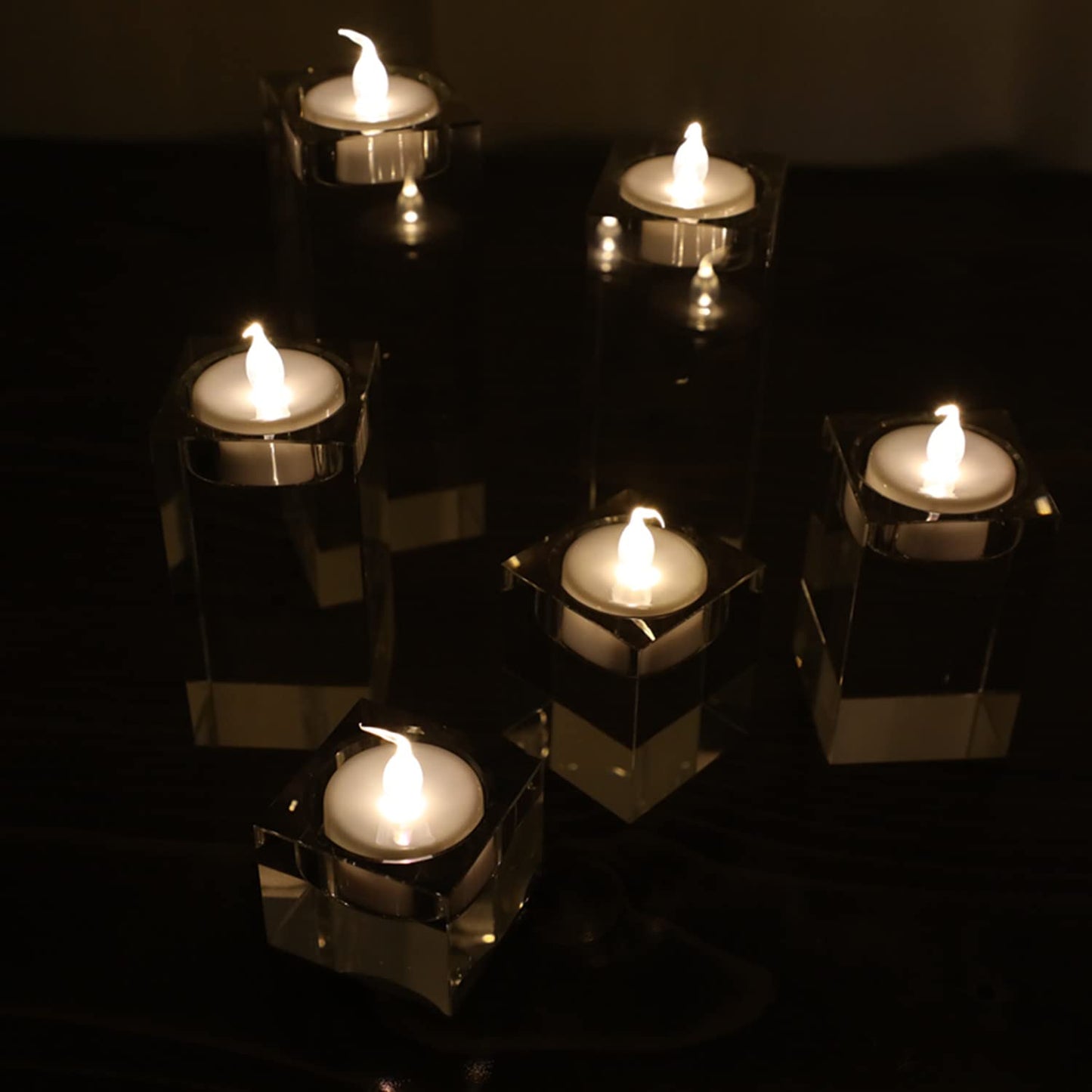 Wilrigir flameless tealight Candles with Remote Control and Timer, Battery Operated LED Tea Lights - Best Decoration for Parties, Wedding, Festivals - 12 pcs