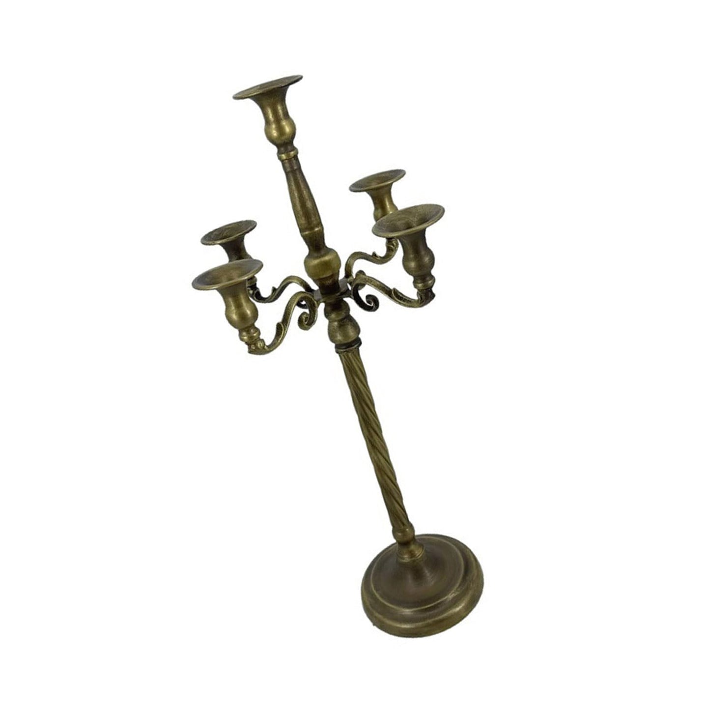 Cast Iron Metal Candelabra Candlestick Holders Decorative Stands Taper Holders for Wedding Home Decors Table Candelabra Centerpieces