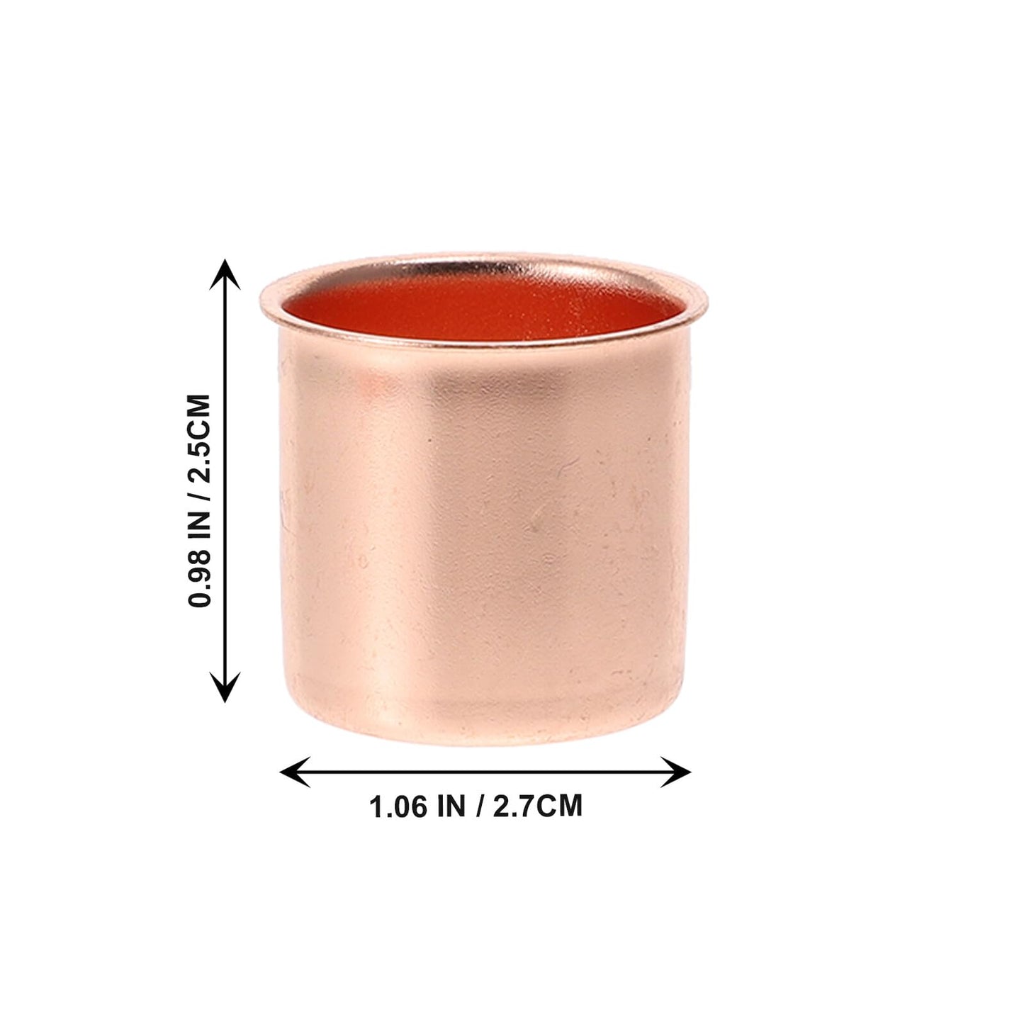 BESTOYARD 10pcs Metal Art Candle Holder Set Mini Birthday Candle Cups Romantic Metal Candlesticks Decorative Containers for Home Party Décor