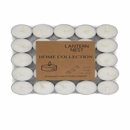 Lantern Nest Unscented Tealight Candles