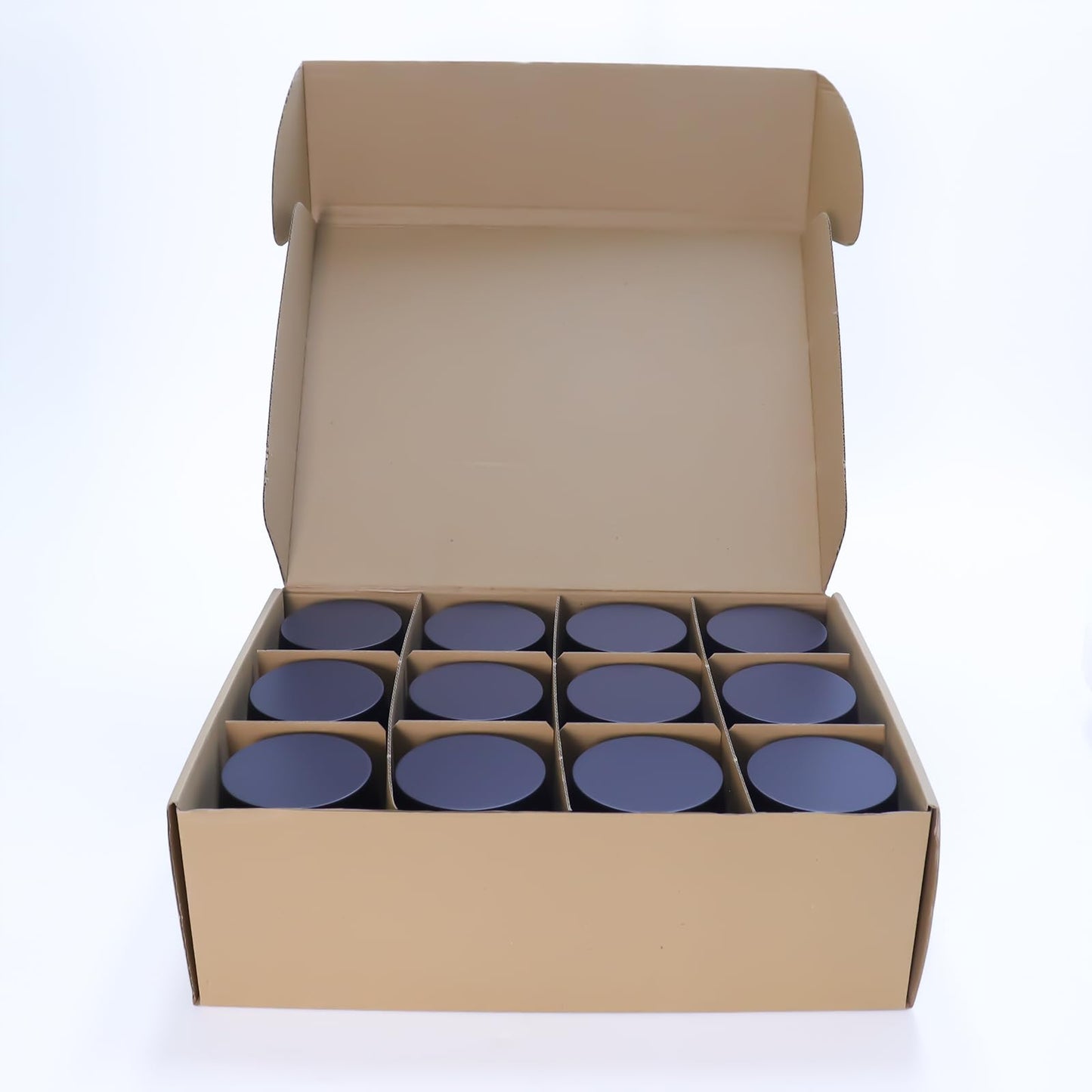 24 Pack 8oz Matte Full Black Candle Tins for Making Candles - Bulk Metal Candle Containers with Lids. Empty Round Candle Jars for DIY & Travel. Shatterproof & Sturdy Vessels for Small Business.