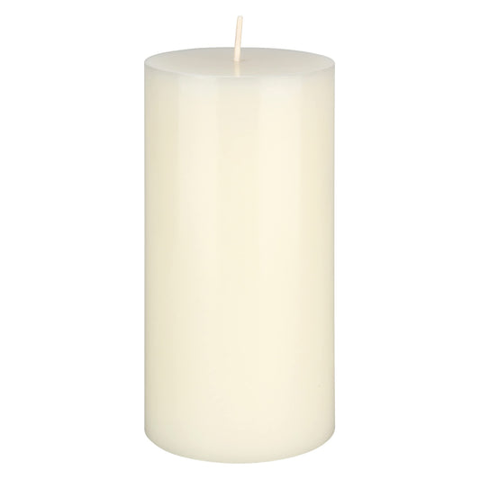 Mega Candles 1 pc Unscented Solid Ivory Pillar Candles, Hand Poured Premium Wax Candle 3 Inch x 6 Inch, Home Décor, Spas, Weddings, Occasions, Party, Centerpieces, Holidays, Vigils, Prayers