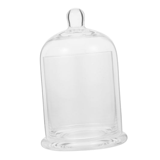Amosfun 1 Set Elegant Glass Candleholder Decorative Candle Container for Weddings Home and Centerpieces Transparent Design for Romantic Atmospheres and Events