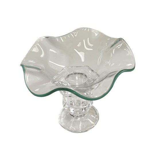 UNNS Candlestick Holder Curved Pillar Glass Candle Holder Dining Table Center Candle Holder Suitable for Dinner Living Room Kitchen Dining Room Candle Holders (Color : A)
