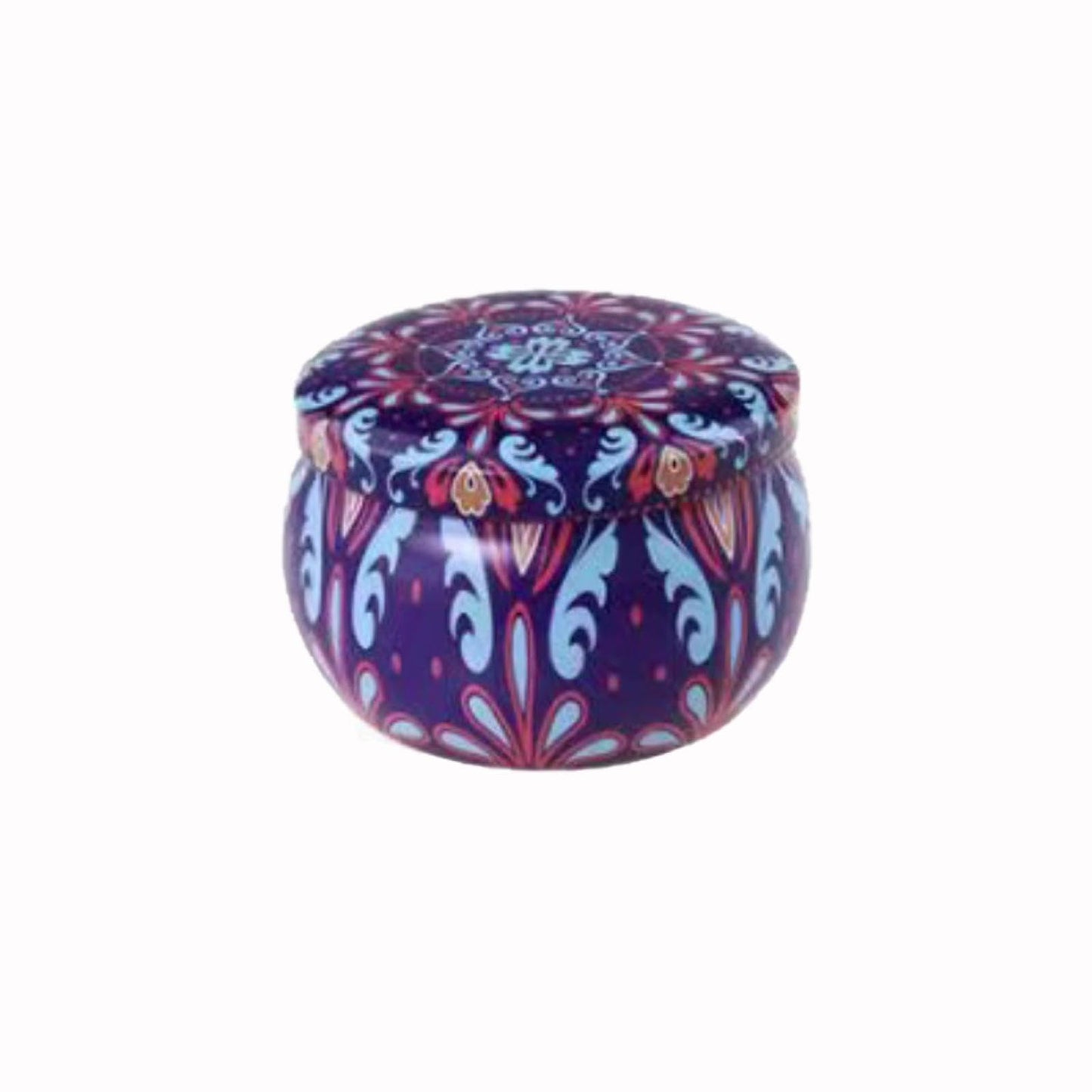 FWJUNHUYC Scented candle tin can drum metal packaging tinplate gift candy scented candle set tin box