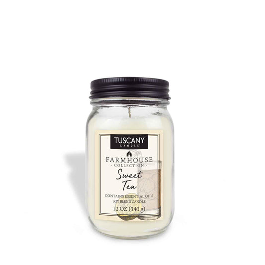 Tuscany Candle Sweet Tea: Black Tea, Sugar & Citrus Scented Candle, 12 oz – Farmhouse Collection