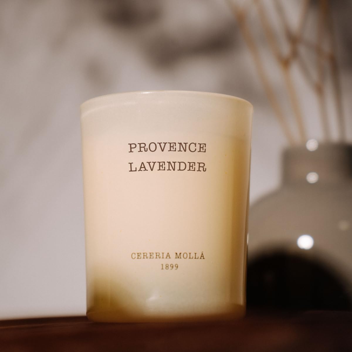CERERA MOLLA 1899 | Mini Provence Lavender Candle | 70g Aromatic | 20 Hours Burn Time | Natural Fragrances | Recyclable Packaging | Artisan
