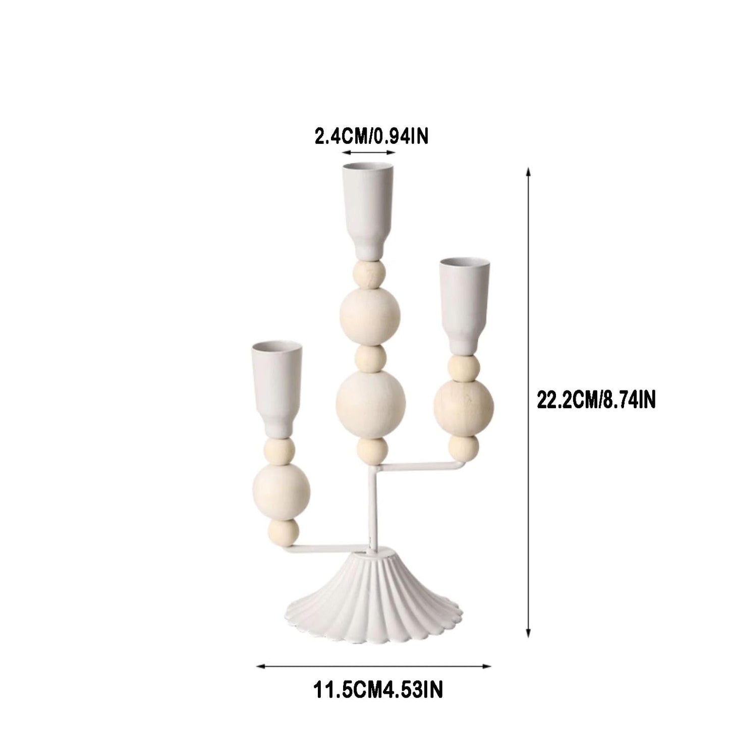 Candlestick Holders Candlestick Ornament Candle Pedestal Base Decorative Candle Taper Holders Set Candle Holders