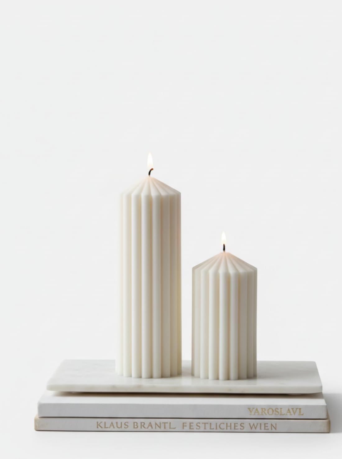 Pillar Candle 1 Pc (250g) | Long-Lasting Decorative Wax Candle for Home Décor, Meditation & Aromatherapy | Smokeless and Dripless Design for Relaxing Ambience
