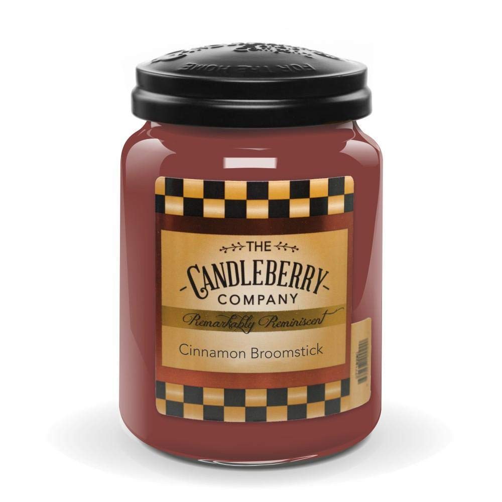 Candleberry Candles | Cinnamon Broomstick | Best Candles on The Market | Hand Poured in The USA | Highly Scented & Long Lasting | Large Jar