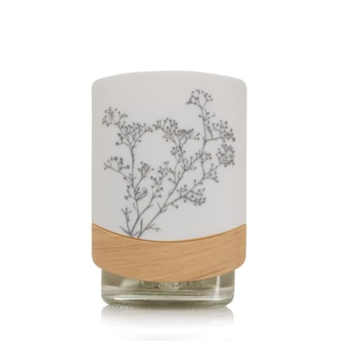 Yankee Candle ScentPlug Diffuser Warmer for Plug in Air Fresheners, Fragrance Warmer with Light, Simplicity Design (Pack of 1)