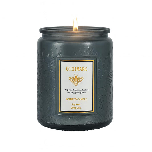 Gift for Dad, Blue Volcano Scented Candle for Home, Luxury Soy Wax Candle, 50 Hour Long Lasting Aromatherapy Candle, Coastal Home Decor Gift for Men, Birthday, Housewarming, Relaxation 7 oz