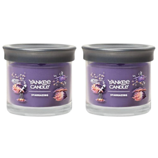 Yankee Candle Small Tumbler Scented Single Wick Jar Candle, Stargazing, Over 20 Hours of Burn Time, 4.3 Ounce (Pack of 2)