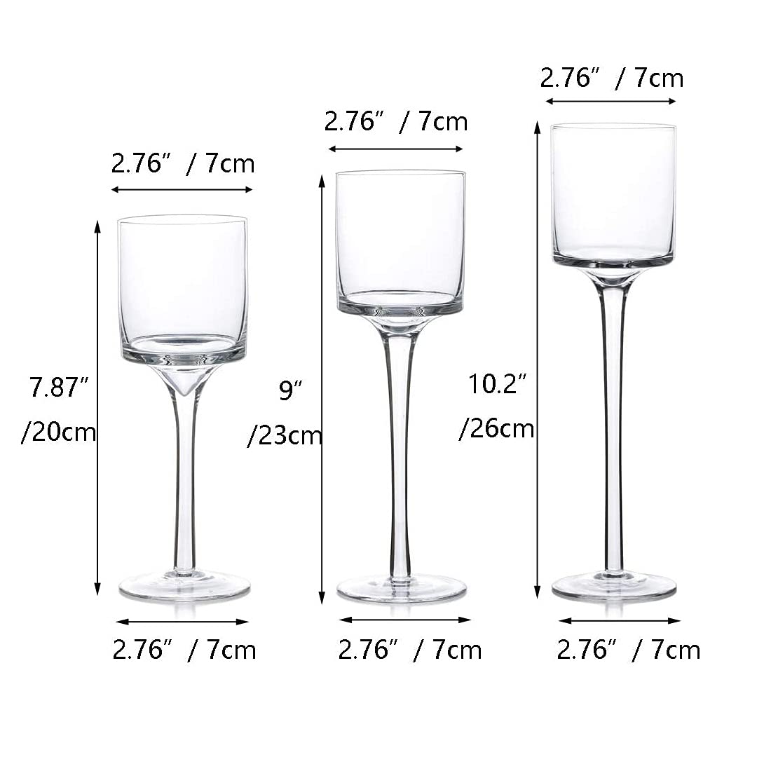 Tea Light Holder Votive Centerpieces - Glass Candle Holders Bulk for Wedding Table Centerpiece, Fit Floating Candle for Wedding Reception Decor, Home Decorations 30 PCS