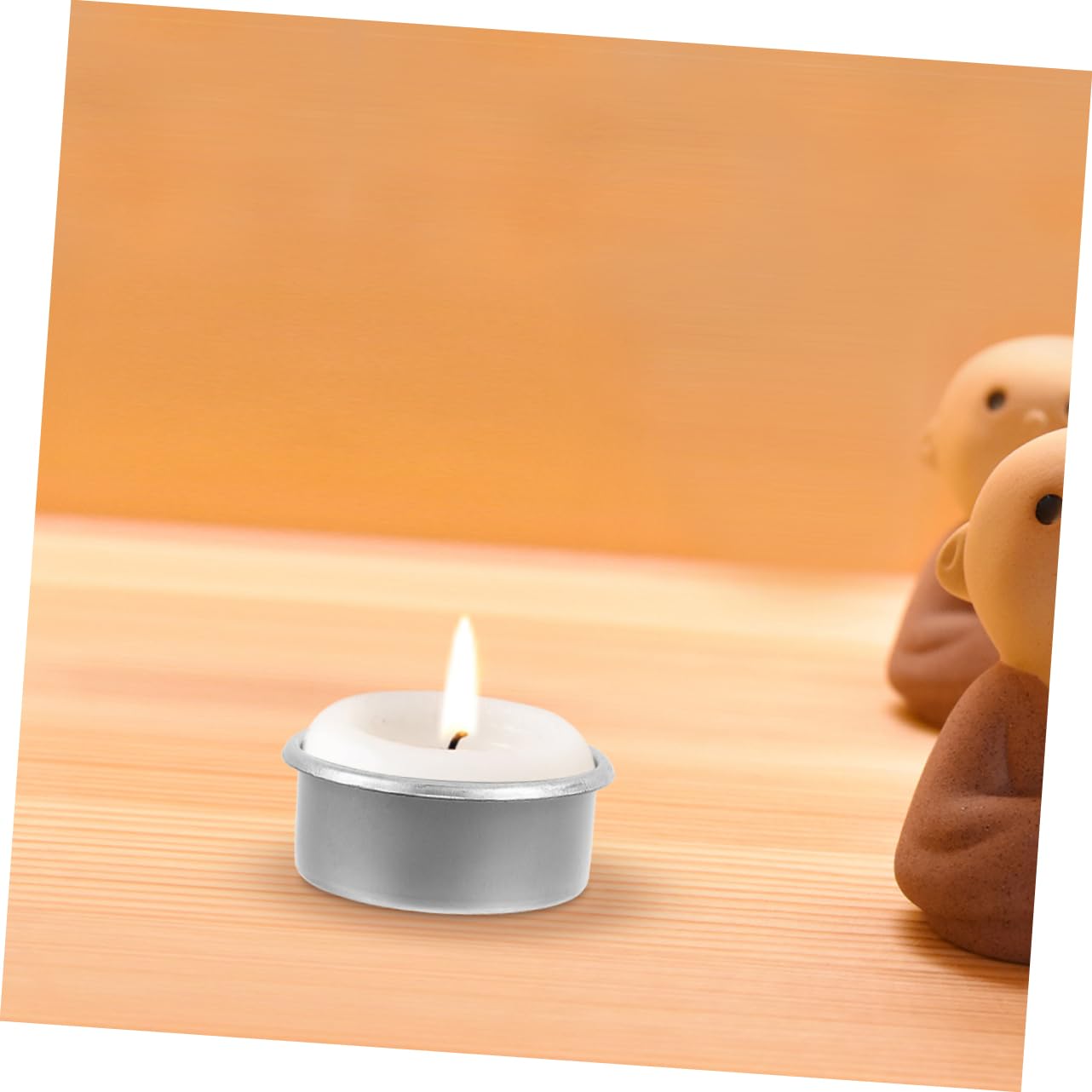 KONTONTY 15pcs Metal Tealight Holder Modern DIY Candle Making Tins for Home Decor Sturdy Containers for Aromatherapy and Fragrance Diffusion