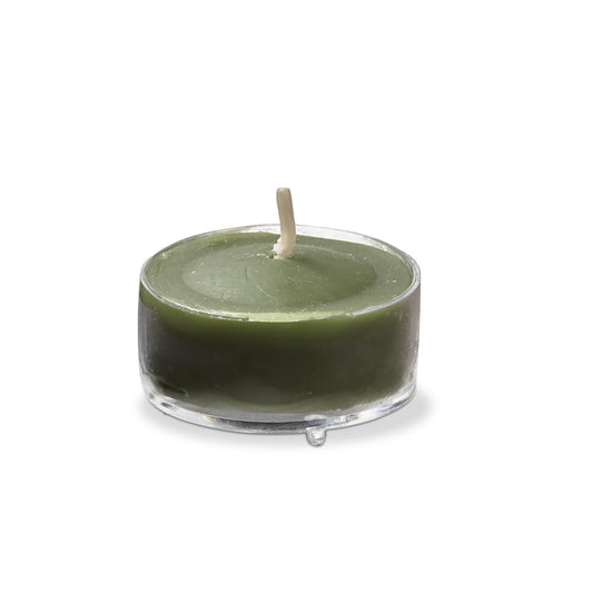 tag Color Studio Tealight Candles Set of 8 Olive Green Smokeless Paraffin Wax Burn Time 3 Hrs Tealight Olive Green