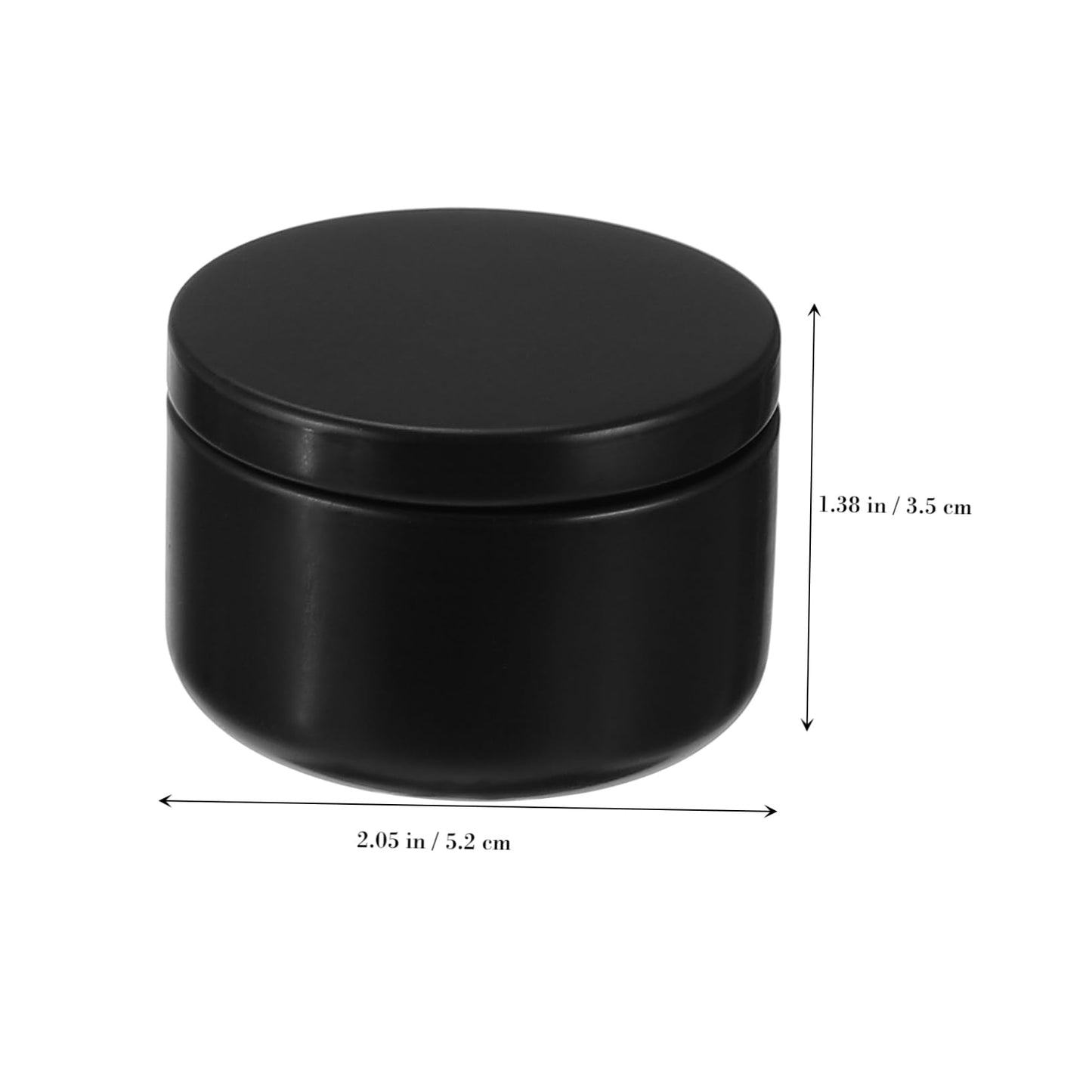 STOBOK 12pcs Candle Tins for Projects Portable Metal Candle Containers Seamless Design for Travel and Crafting for Aromatherapy and Storage