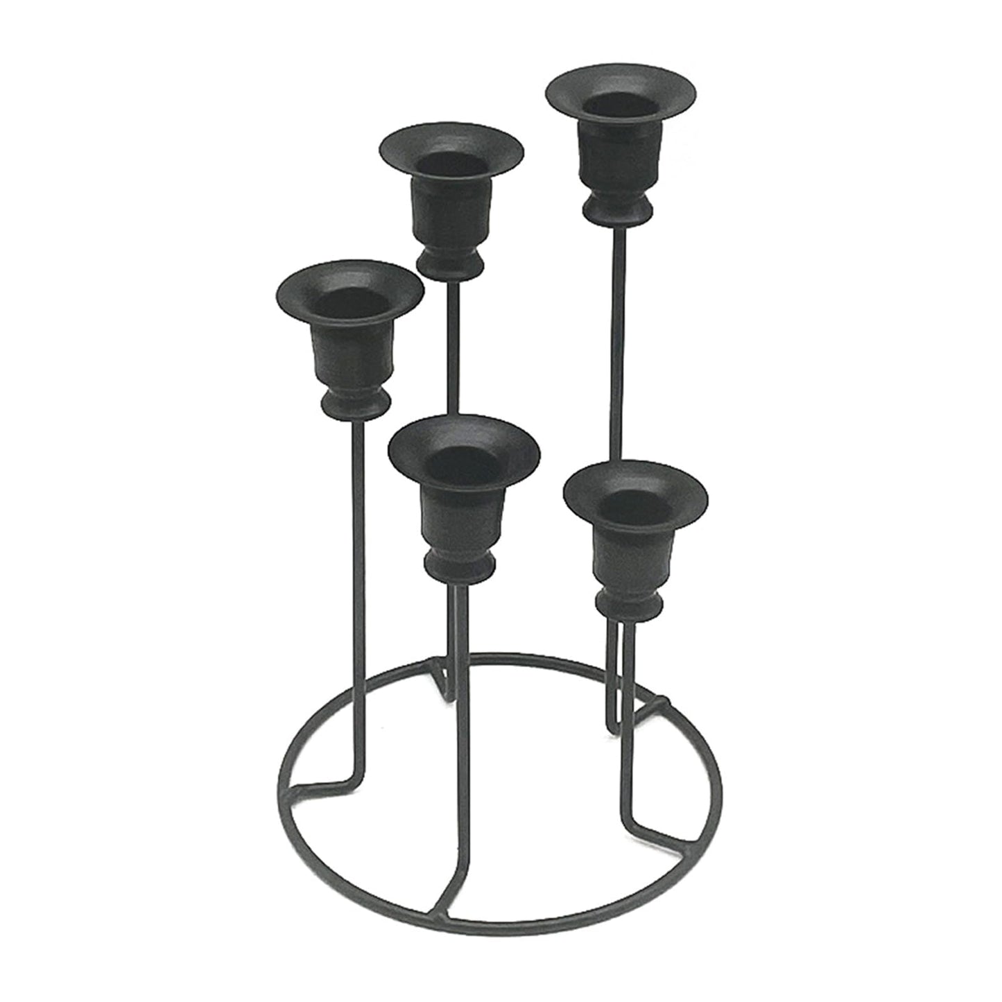 MIXIKE Candlestick Candle Holder 5 Branch Perfect for Holiday Birthday Candle Holder