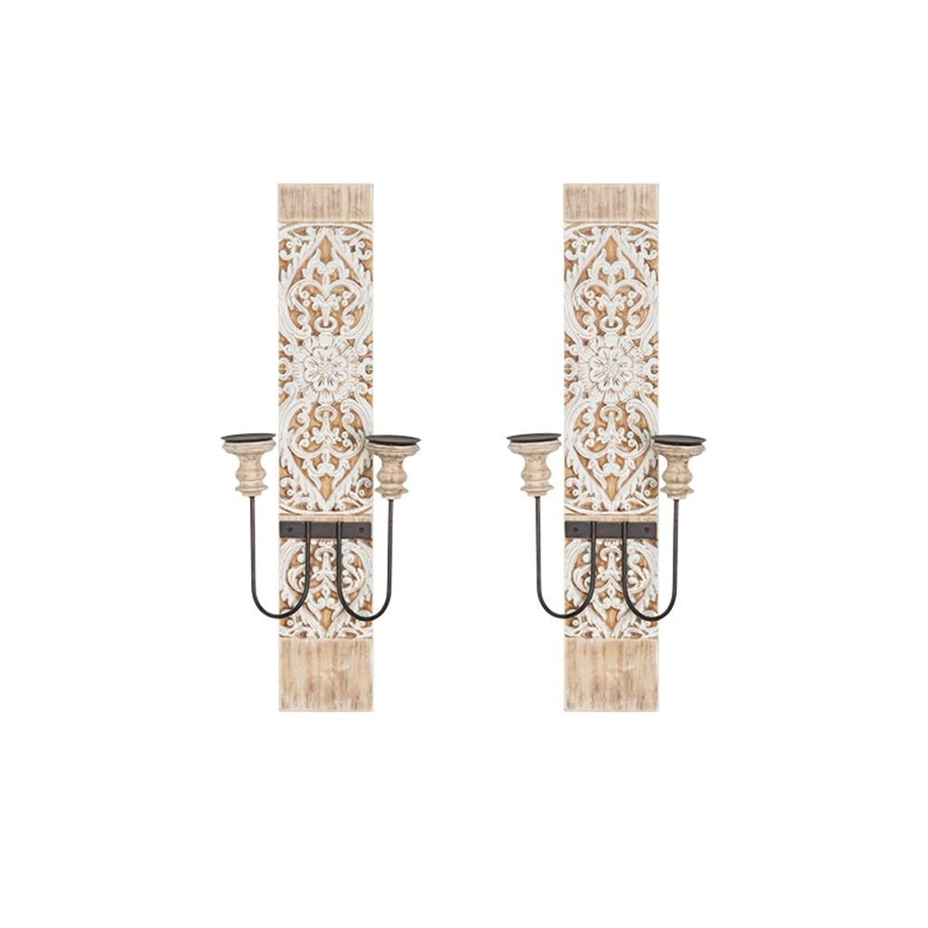 WAOCEO Candlestick Holders Hanging Candlestick Ornaments Retro Nordic Romantic Homestay Wall Candle Holder Photo Photography Background Decorations Candle Holders