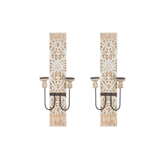 WAOCEO Candlestick Holders Hanging Candlestick Ornaments Retro Nordic Romantic Homestay Wall Candle Holder Photo Photography Background Decorations Candle Holders
