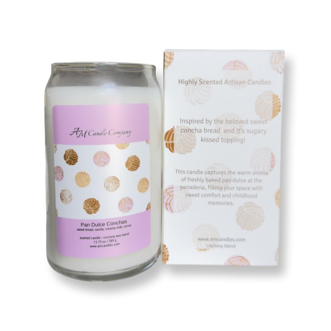 Pan Dulce Concha Bread Scented Candle