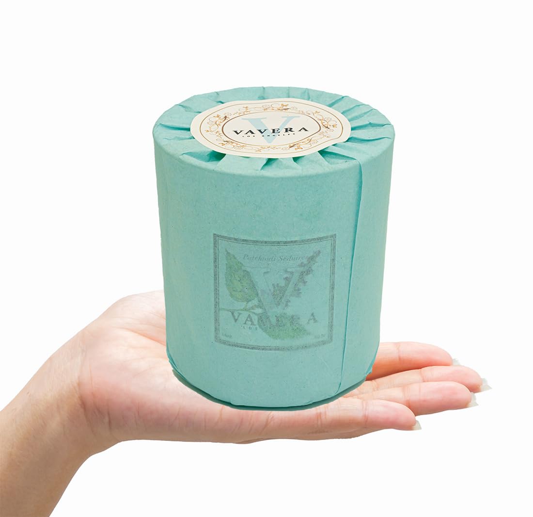 VAVERA Rose Wood Wick Candles That Crackle. Vegan Soy Candles (14oz/Matte Jar) Classic, Rich, Fresh, Roses Scented Candles. Christmas Gifts for Mom or Girlfriend. Hand-Crafted in USA.