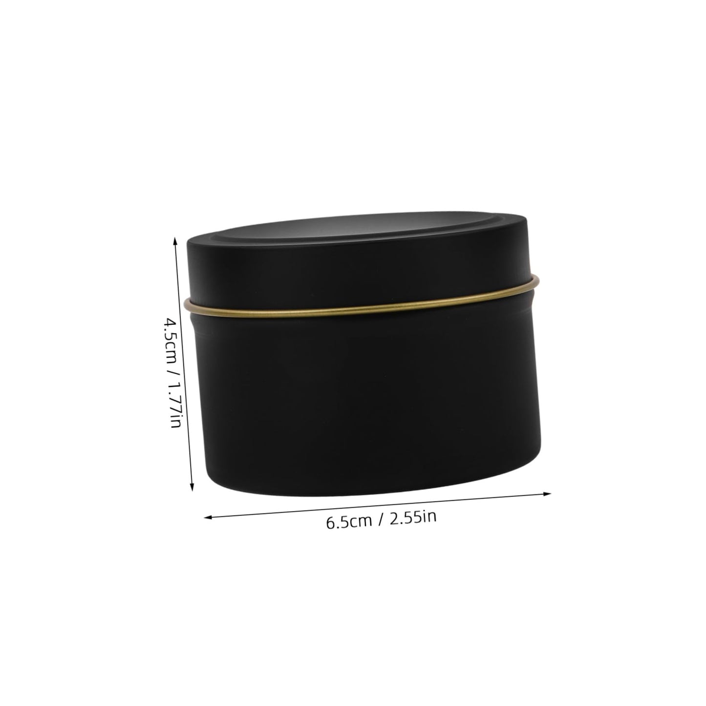 Gadpiparty Metal Can Candle Jar Small Candle Holder DIY Candle Tinplate Jar for Elegant Home Dec